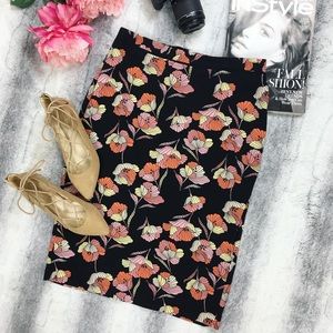 who what wear • floral pencil skirt